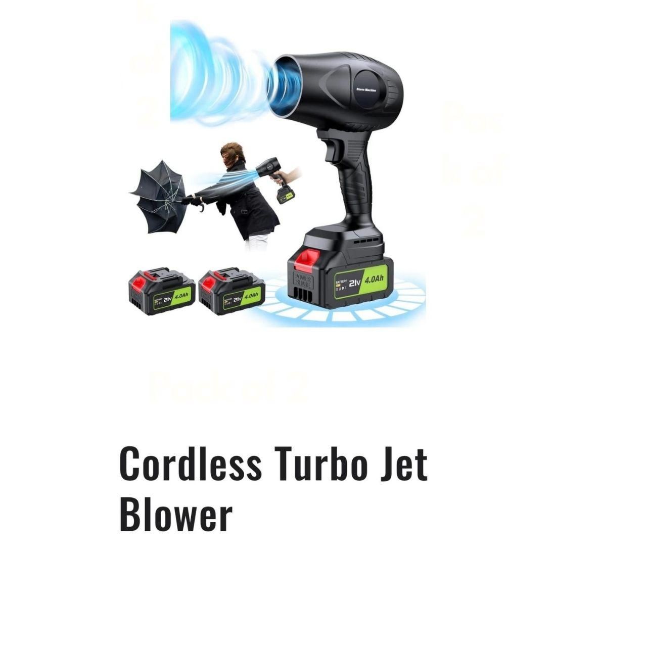 Gearzens Cordless Turbo Jet Blower