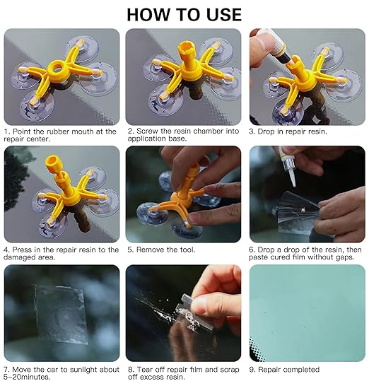 Gearzens Windshield Repair Kit